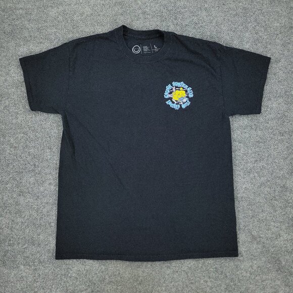 NEFF Shirt Men's Large Black Couch Surfer Club Graphic Crew Neck Short Sleeve - Picture 1 of 12